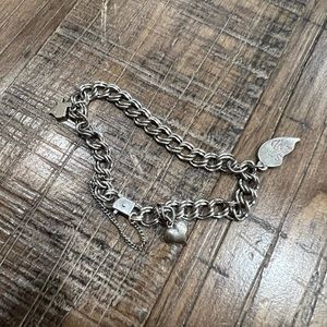 Retired James Avery Bracelet w/3 Charms
